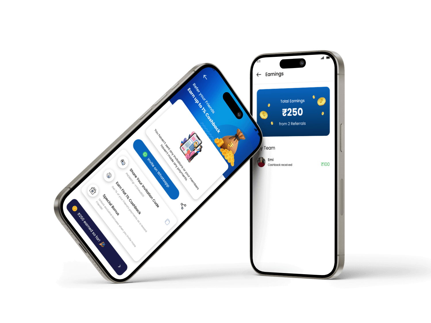 PayNback App displayed in one hand