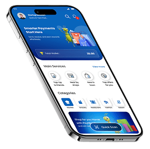 App with two hands