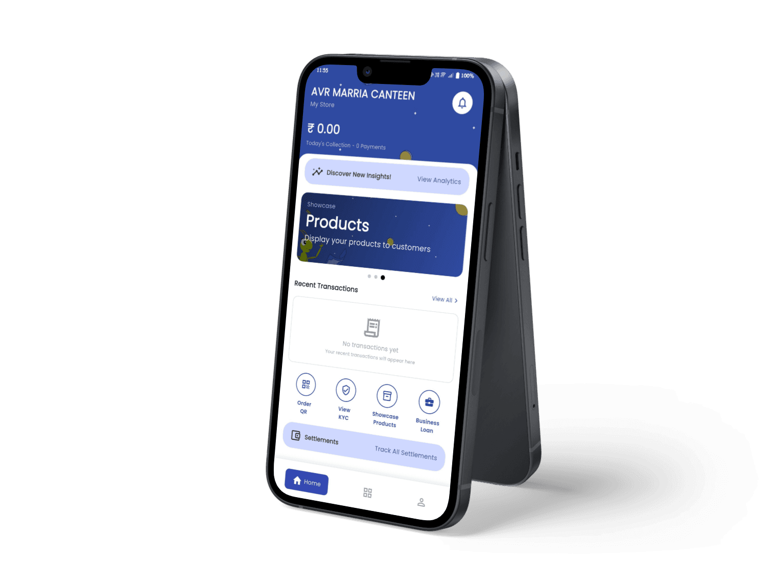 App with two hands